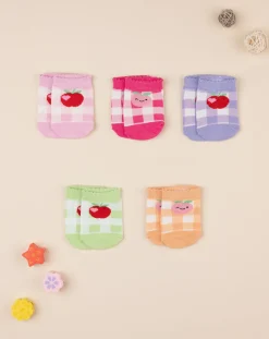 Prenatal Body Intimo E Calze-Pack 5 Calze Corte Bimba Frutta