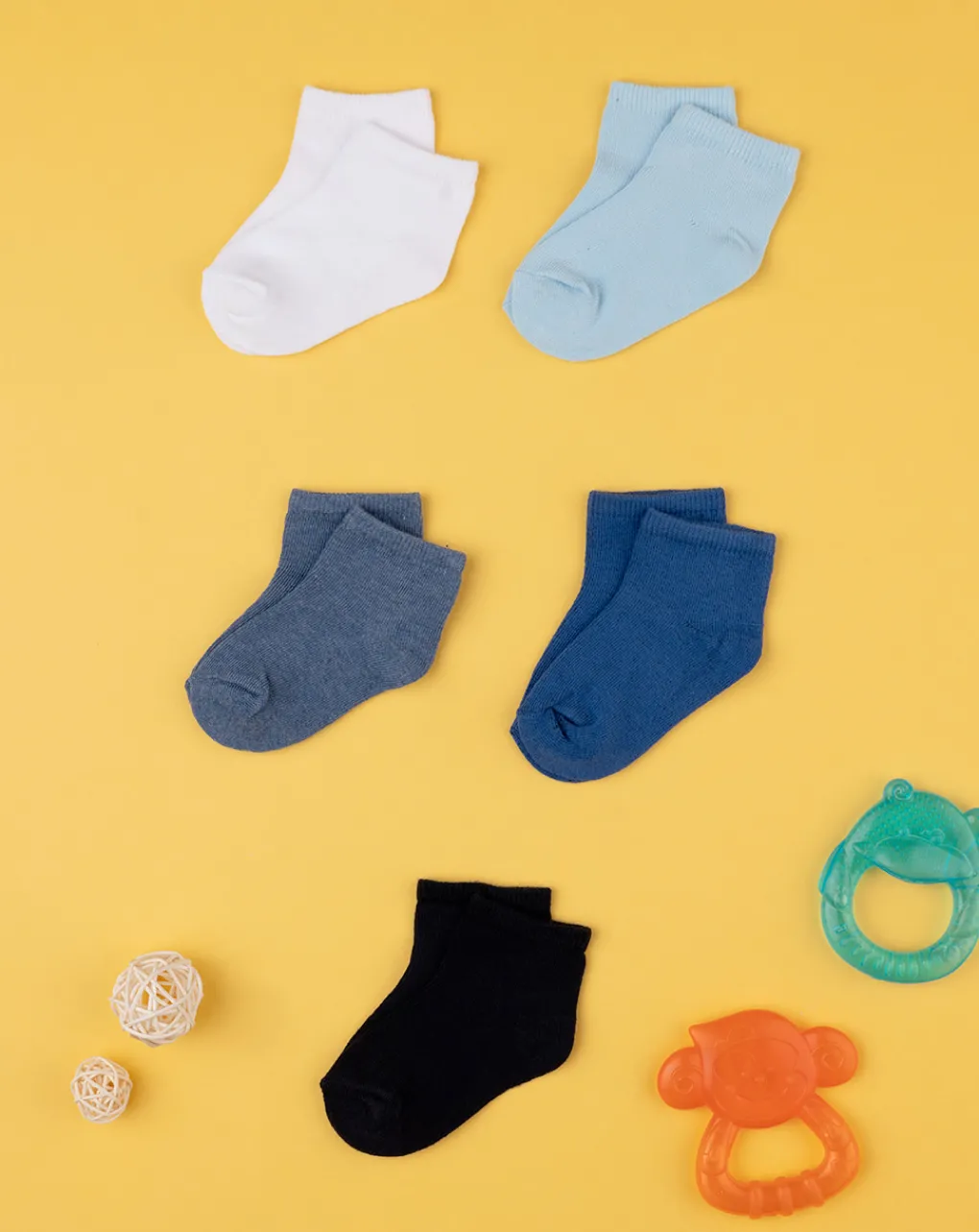 Prenatal Body Intimo E Calze-Pack 5 Calze Corte Bimbo