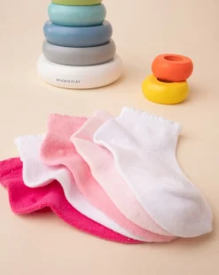 Prenatal Body Intimo E Calze-Pack 5 Calze Girl Pink