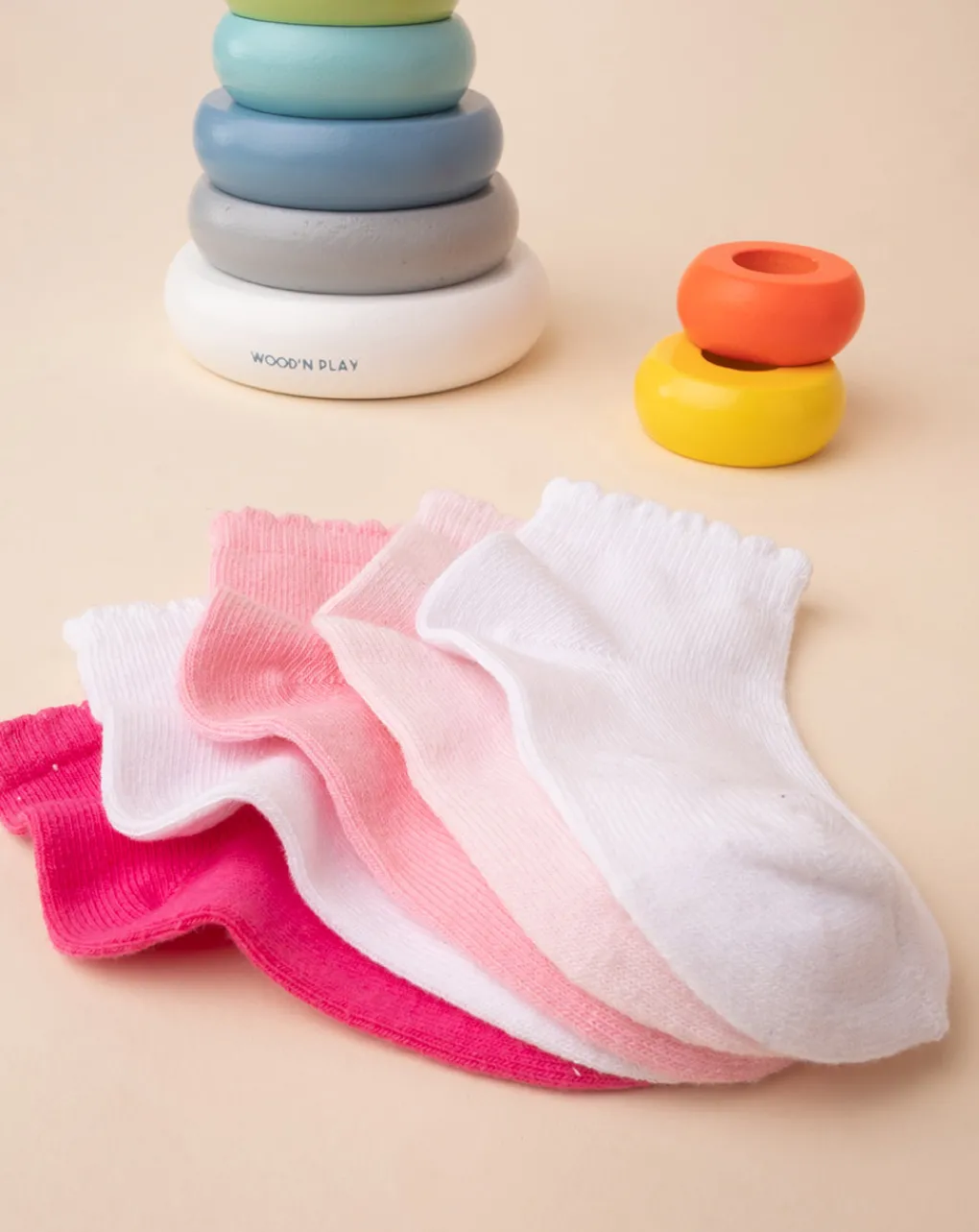 Prenatal Body Intimo E Calze-Pack 5 Calze Girl Pink