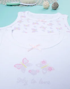 Prenatal Intimo E Calze-Pack 2 Canotte Bimba