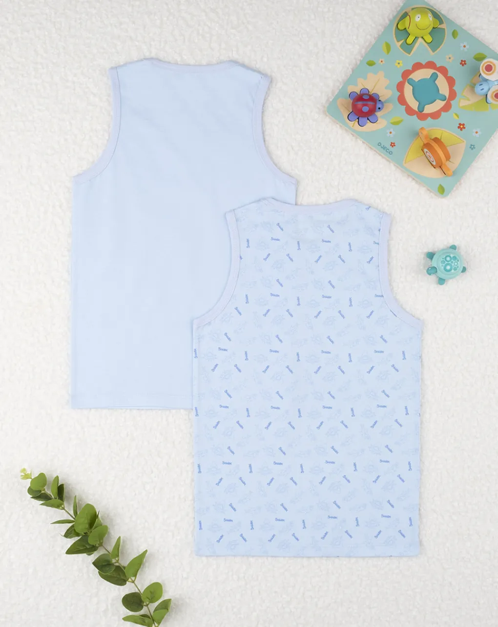 Prenatal Intimo E Calze-Pack 2 Canotte Boy "Shark”
