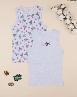 Prenatal Intimo E Calze-Pack 2 Canotte Intime Bambino Spiderman