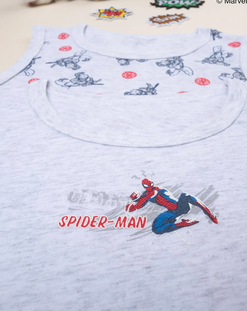 Prenatal Intimo E Calze-Pack 2 Canotte Intime Bambino Spiderman