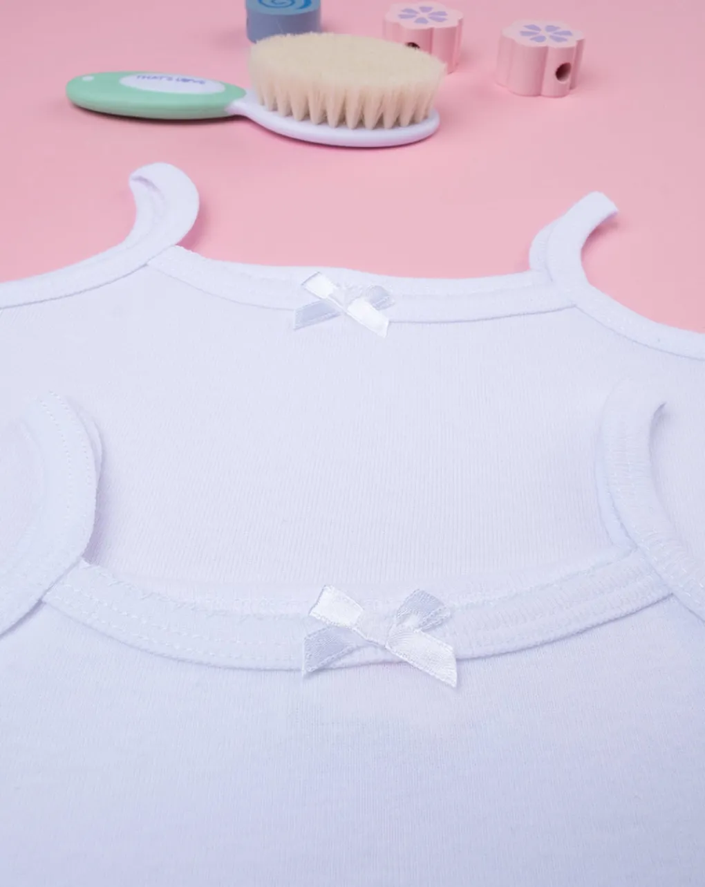 Prenatal Intimo E Calze-Pack 2 Canotte Intime Bambina A Spallina Stretta