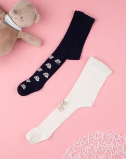 Prenatal Body Intimo E Calze-Pack 2 Collant Girl "Teddy”