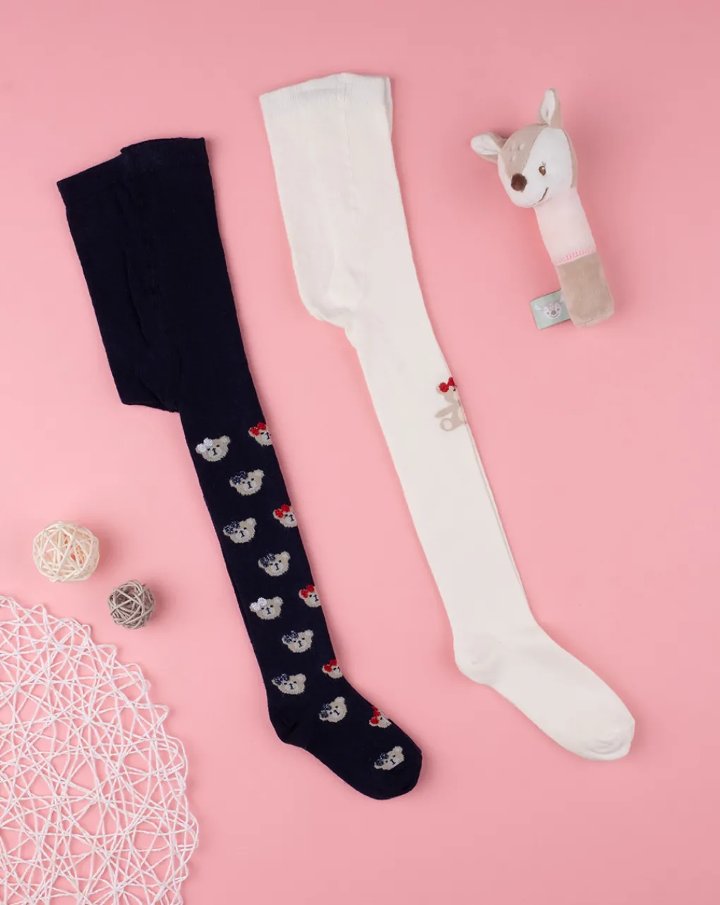 Prenatal Intimo E Calze-Pack 2 Collant Girl "Teddy”