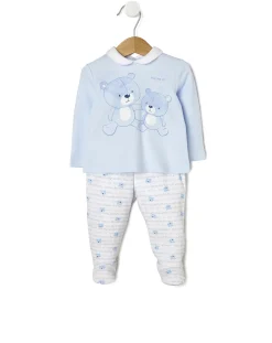 Prenatal Abiti Completi E Tutine-Pack 2 Completi Azzurri Con Orsetti