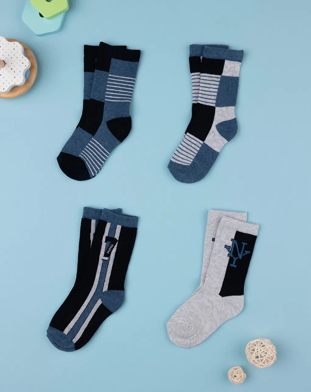 Prenatal Intimo E Calze-Pack 4 Gambaletti Bambino