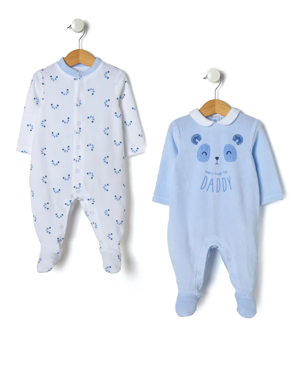 Prenatal Abiti Completi E Tutine-Pack 2 Pezzi Tutine In Ciniglia