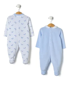 Prenatal Abiti Completi E Tutine-Pack 2 Pezzi Tutine In Ciniglia