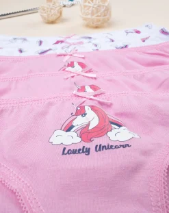 Prenatal Intimo E Calze-Pack 5 Slip Bambina Unicorni