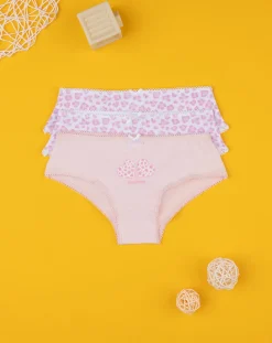Prenatal Intimo E Calze-Pack 3 Slip Bimba Rosa