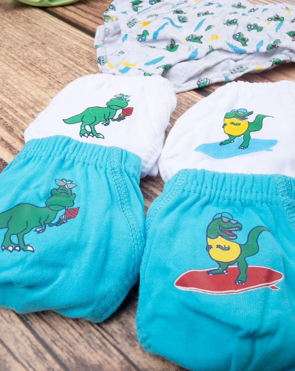 Prenatal Body Intimo E Calze-Pack 7 Slip Bimbo Dinosauri