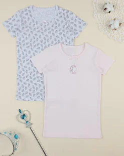 Prenatal Magliette E Camicie-Pack 2 T-Shirt Girl "Unicorni”