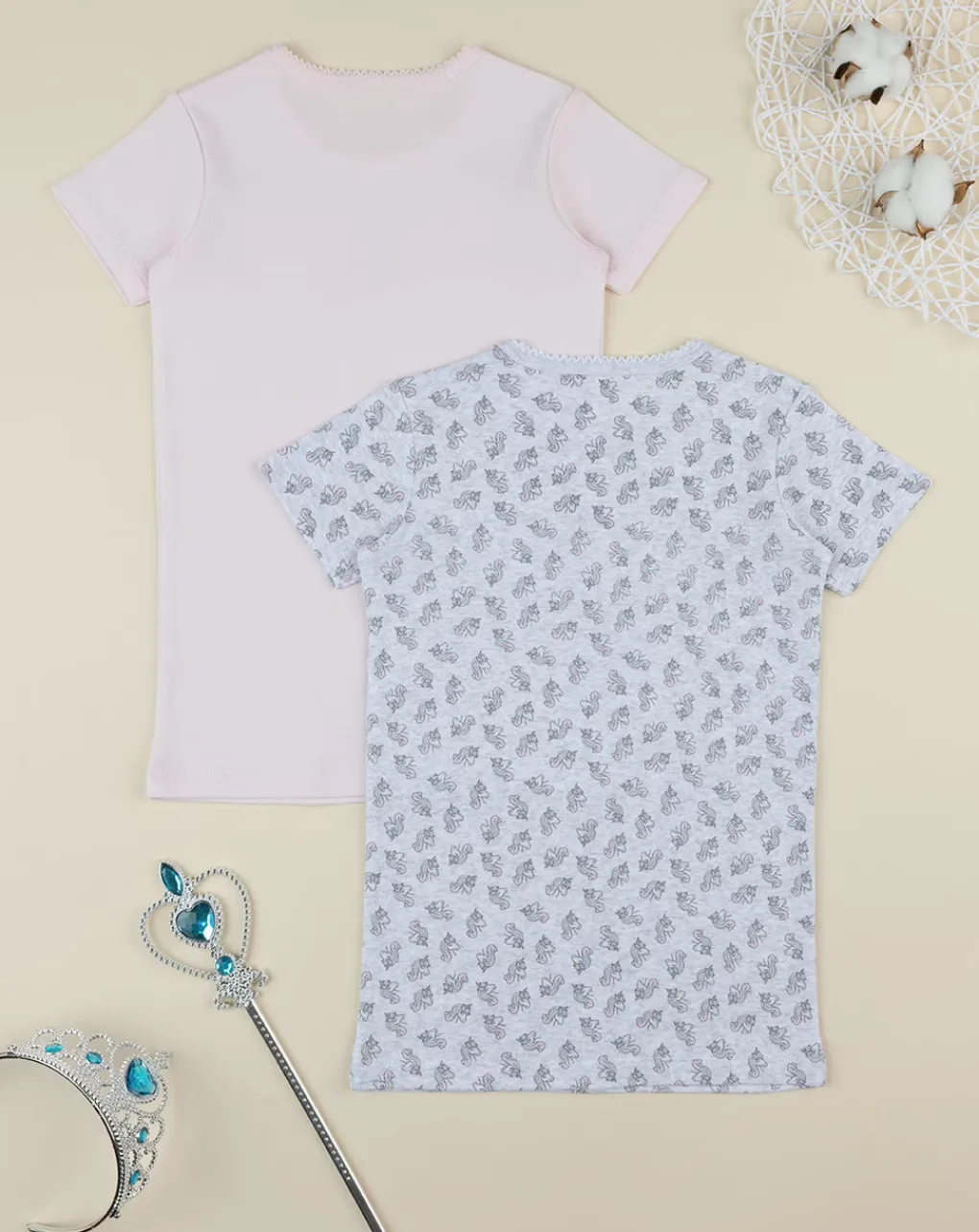 Prenatal Magliette E Camicie-Pack 2 T-Shirt Girl "Unicorni”