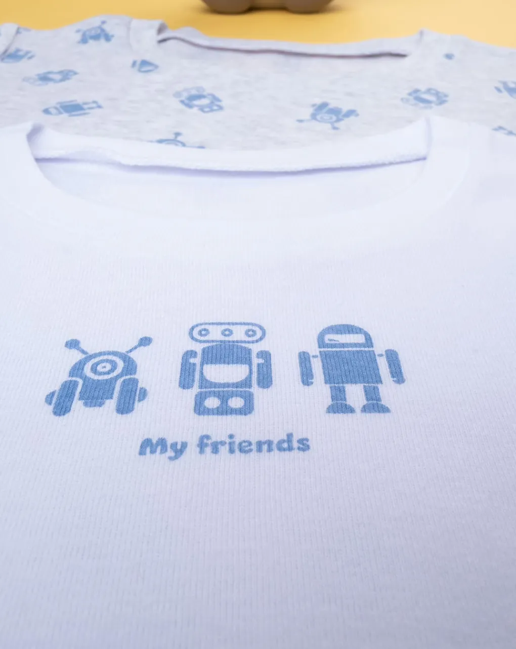 Prenatal Intimo E Calze-Pack 2 T-Shirt Intime Boy "Robot”