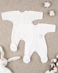 Prenatal Prematuri-Pack 2 Tutine Extrasmall "Stelline”