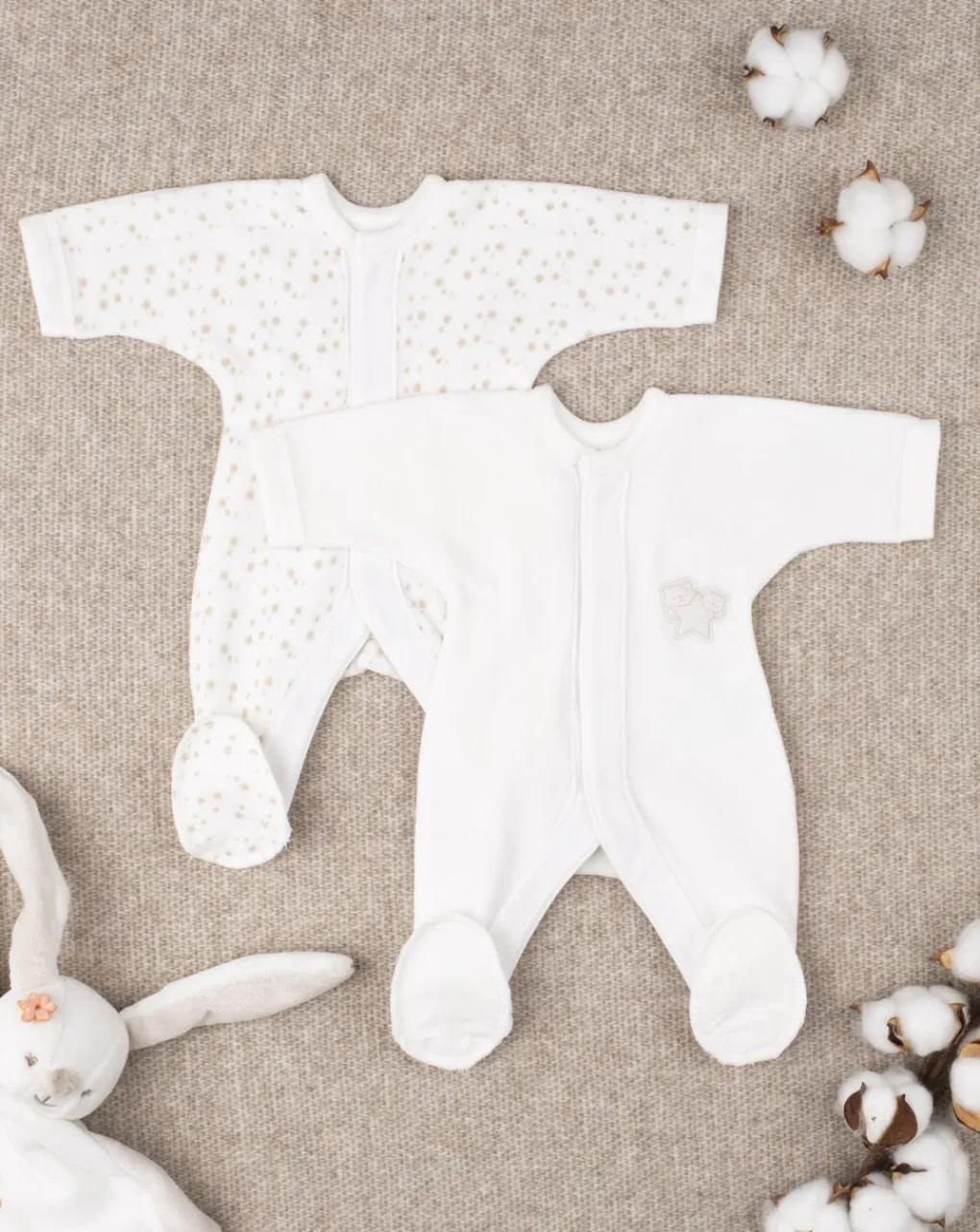 Prenatal Prematuri-Pack 2 Tutine Extrasmall "Stelline”