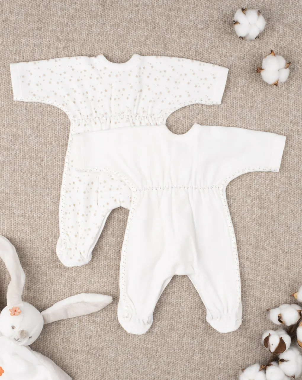 Prenatal Prematuri-Pack 2 Tutine Extrasmall "Stelline”