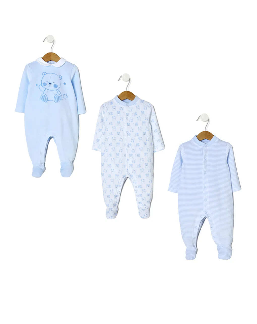 Prenatal Abiti Completi E Tutine-Pack 3 Tutine In Ciniglia