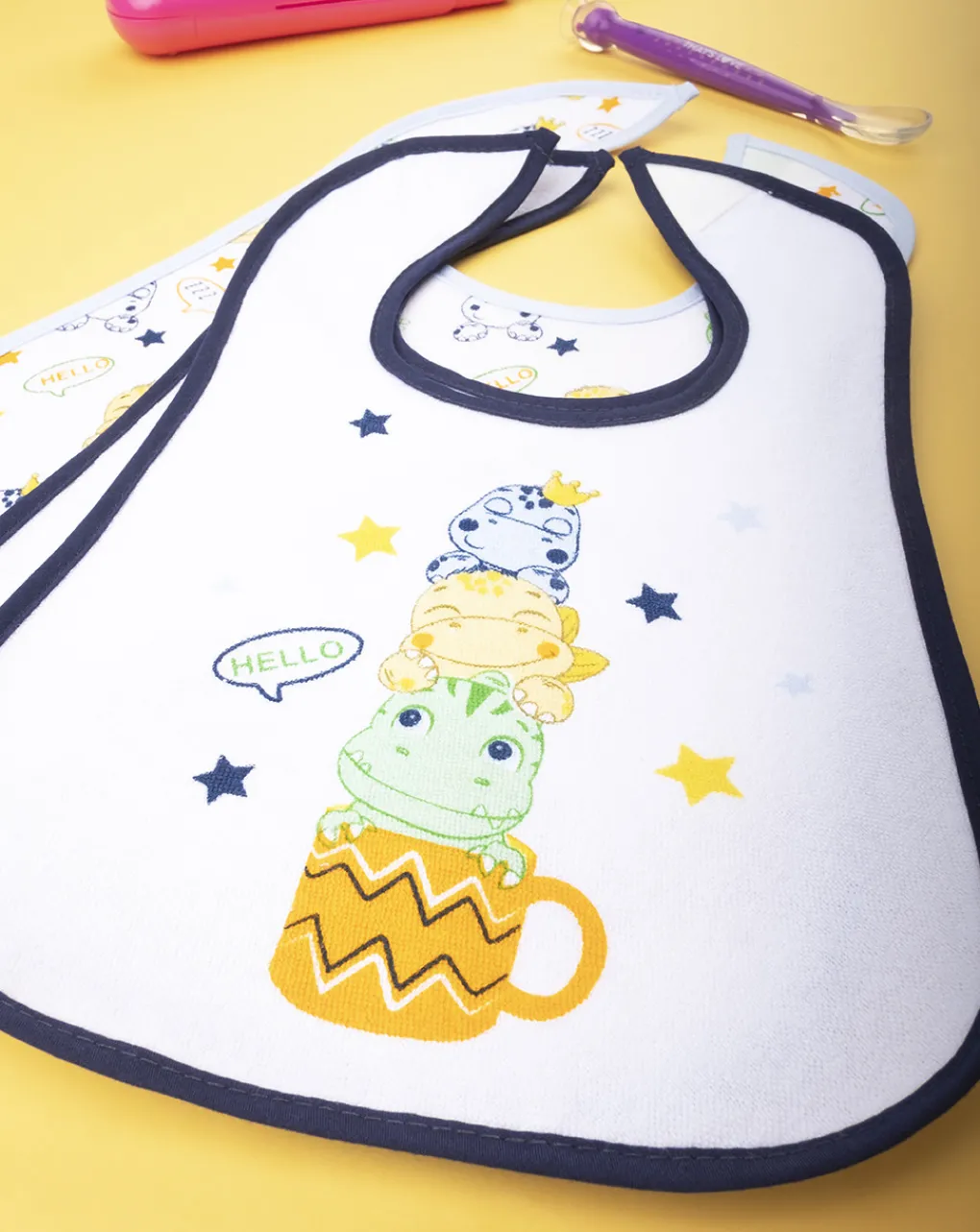 Prenatal Bavaglini-Pack Bavaglini Plastificati Boy