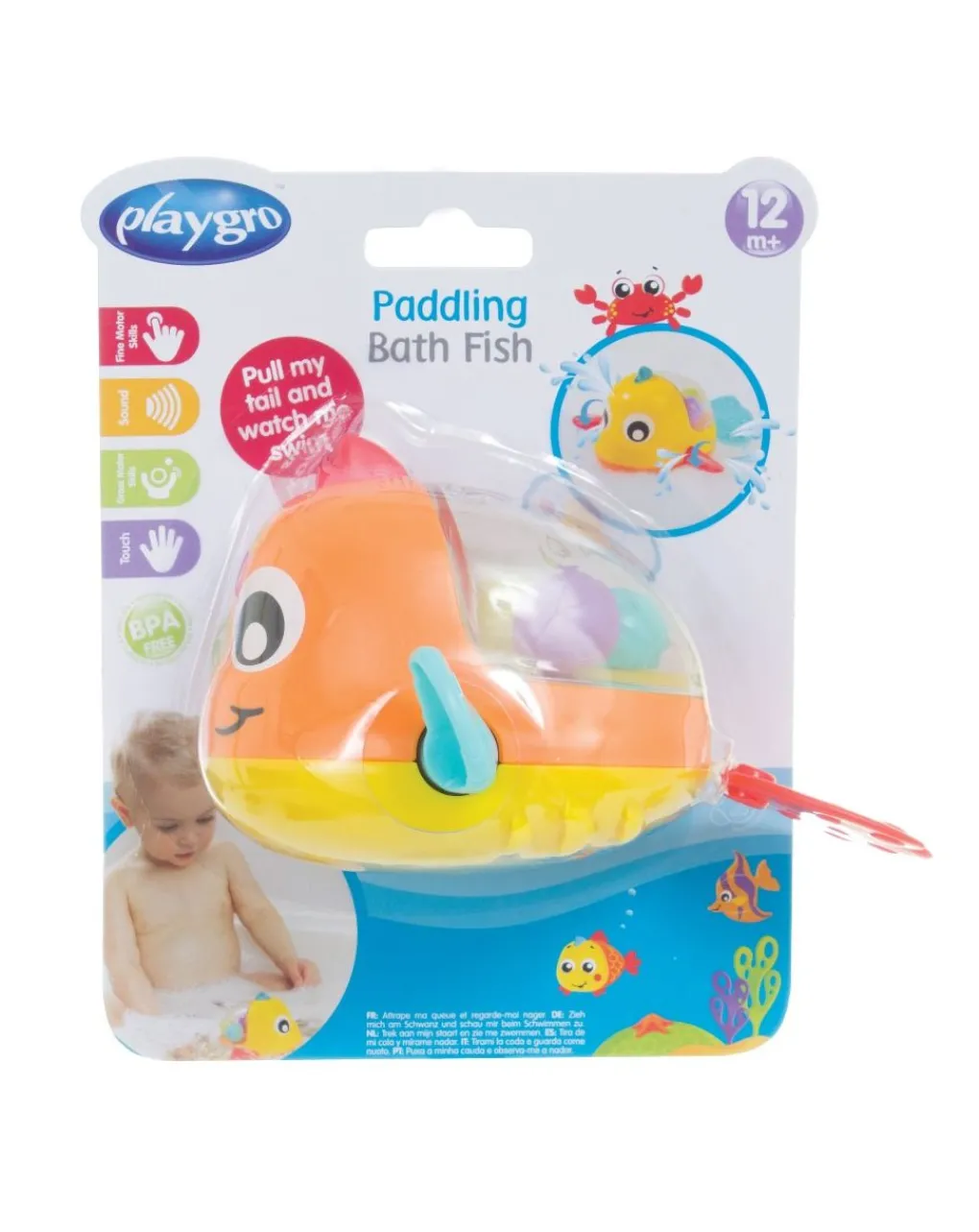 Playgro Sonaglini E Trillini-Padding Bath Fish