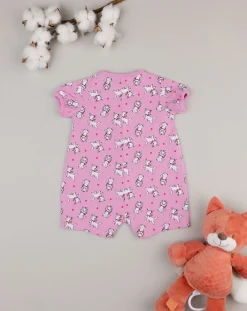 Prenatal Abiti Completi E Tutine-Pagliaccetto Bimba "Gatti” Rosa
