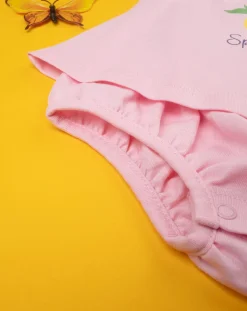 Prenatal Abiti Completi E Tutine-Pagliaccetto Bimba Jersey Rosa