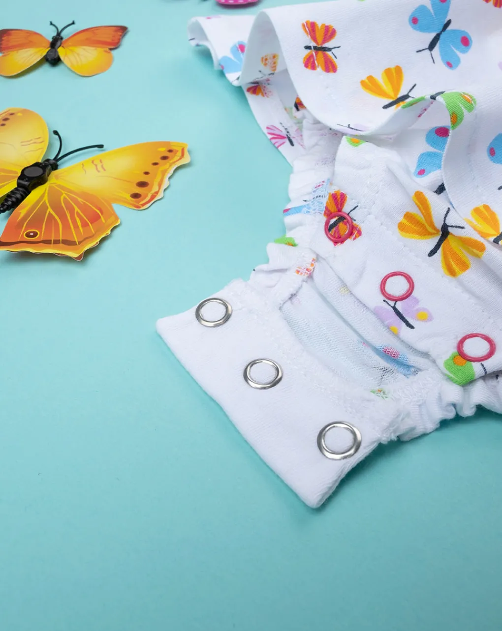 Prenatal Abiti Completi E Tutine-Pagliaccetto Jersey Bimba "Farfalle”