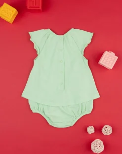 Prenatal Abiti Completi E Tutine-Pagliaccetto Jersey Bimba Verde