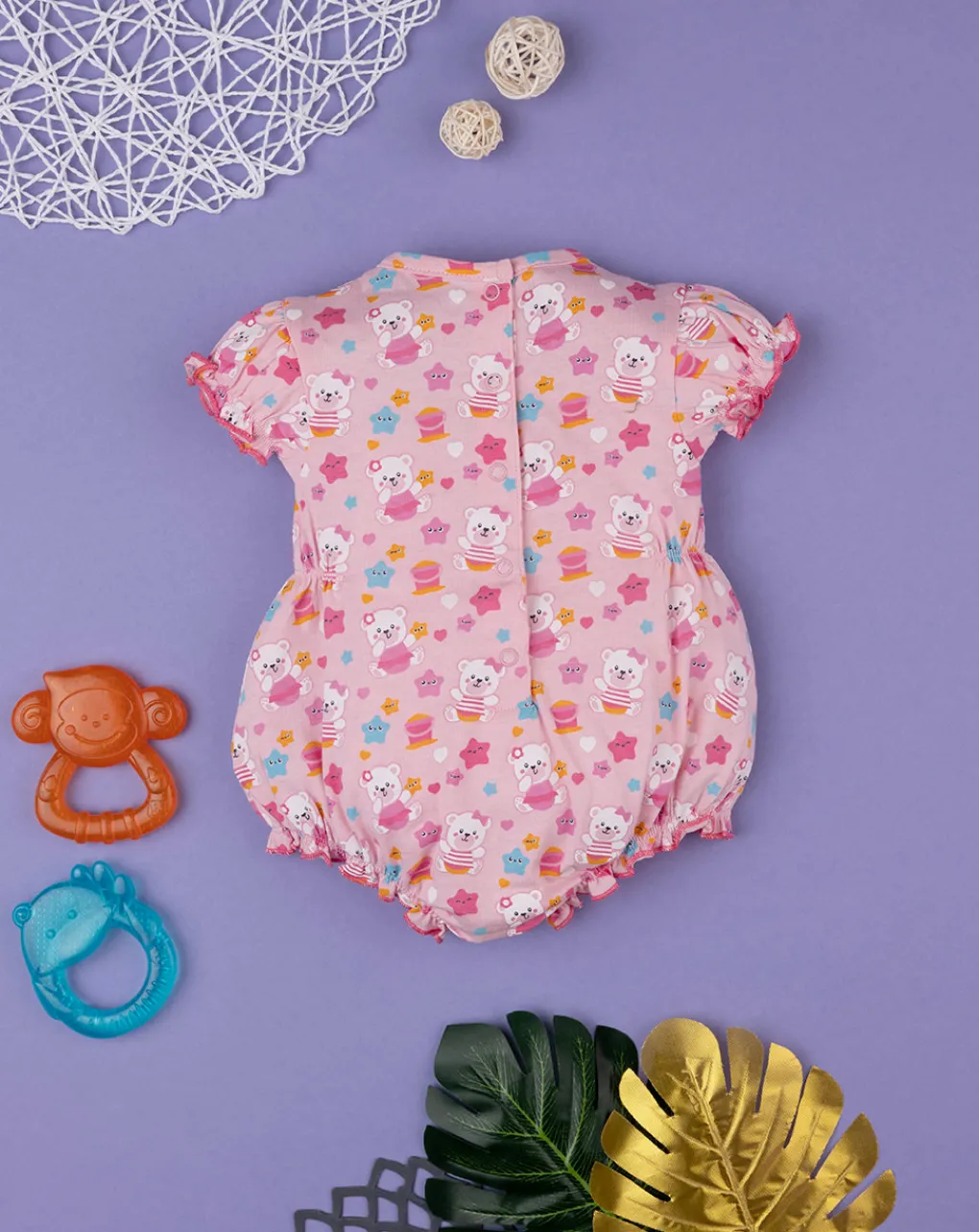Prenatal Abiti Completi E Tutine-Pagliaccetto Neonata Jersey Fantasia Allover