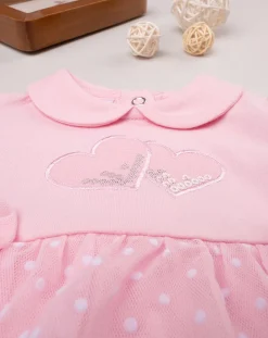 Prenatal Abiti Completi E Tutine-Pagliaccetto Neonata Rosa Con Tulle
