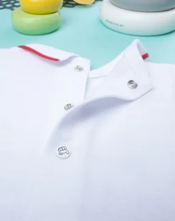 Prenatal Abiti Completi E Tutine-Pagliaccetto Neonato Piquet Con Tasche Colorate