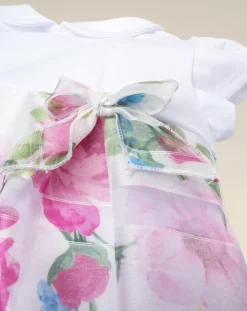 Prenatal Abiti Completi E Tutine-Pagliaccetto Per Neonata In Tessuto Devore A Fiori
