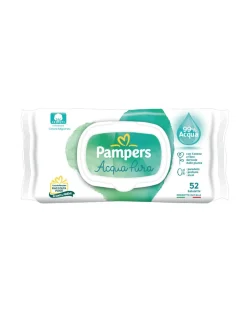 Pampers Salviettine E Traversine-- Wipes Acqua Pura X 52