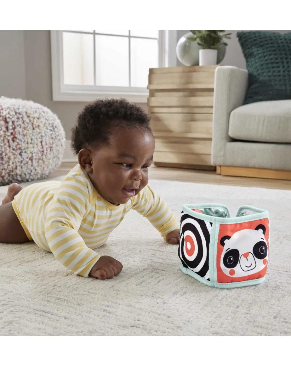 Fisher-Price Giochi Primi Mesi-Pannello Interattivo Tummy Time - Fisher Price