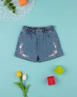 Prenatal Jeans Pantaloni E Salopette-Pantaloncini Denim Bambina Fruit