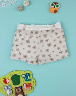 Prenatal Jeans Pantaloni E Salopette-Pantaloncino Bambina Lino Animalier Chic