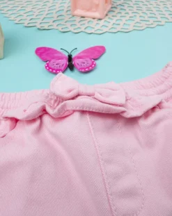 Prenatal Jeans Pantaloni E Salopette-Pantalone Baggy Bimba Rosa