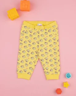 Prenatal Pantaloni E Salopette-Pantalone Bimba Giallo "Teddy”