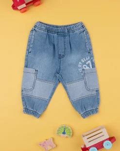 Prenatal Jeans Pantaloni E Salopette-Pantalone Bimbo Denim Patch