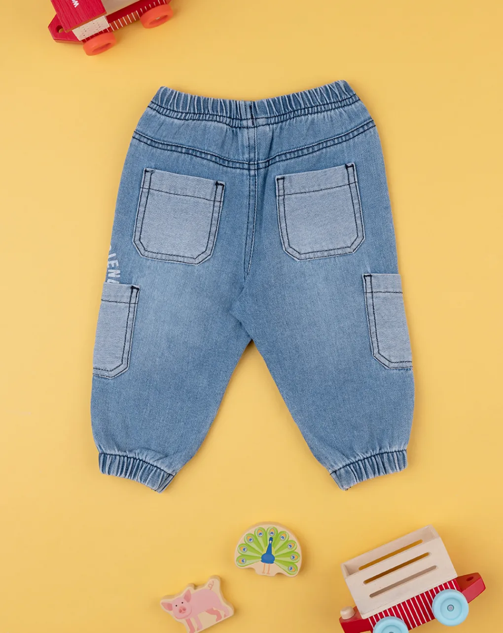 Prenatal Jeans Pantaloni E Salopette-Pantalone Bimbo Denim Patch