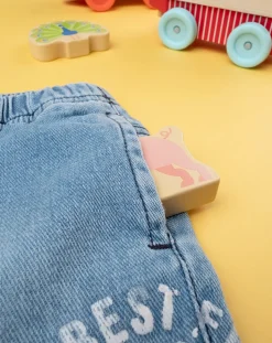Prenatal Jeans Pantaloni E Salopette-Pantalone Bimbo Denim Patch