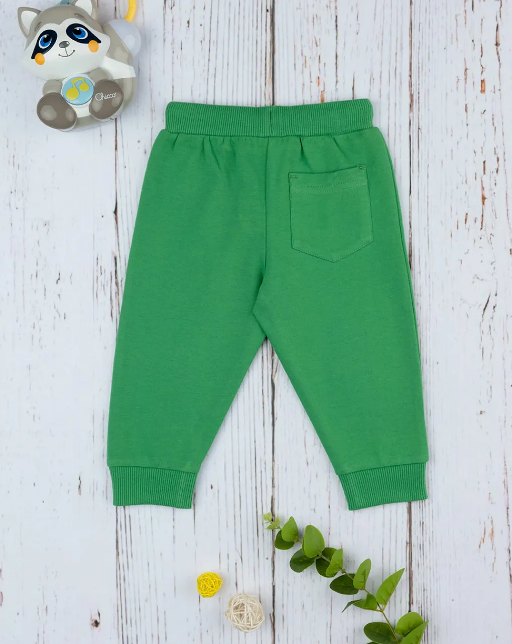 Prenatal Jeans Pantaloni E Salopette-Pantalone Bimbo French Terry Verde