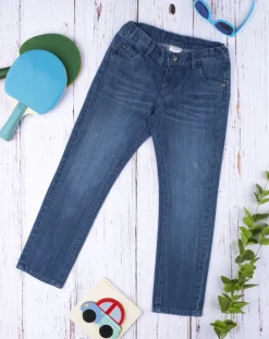 Prenatal Jeans Pantaloni E Salopette-Pantalone Blu Denim Girl