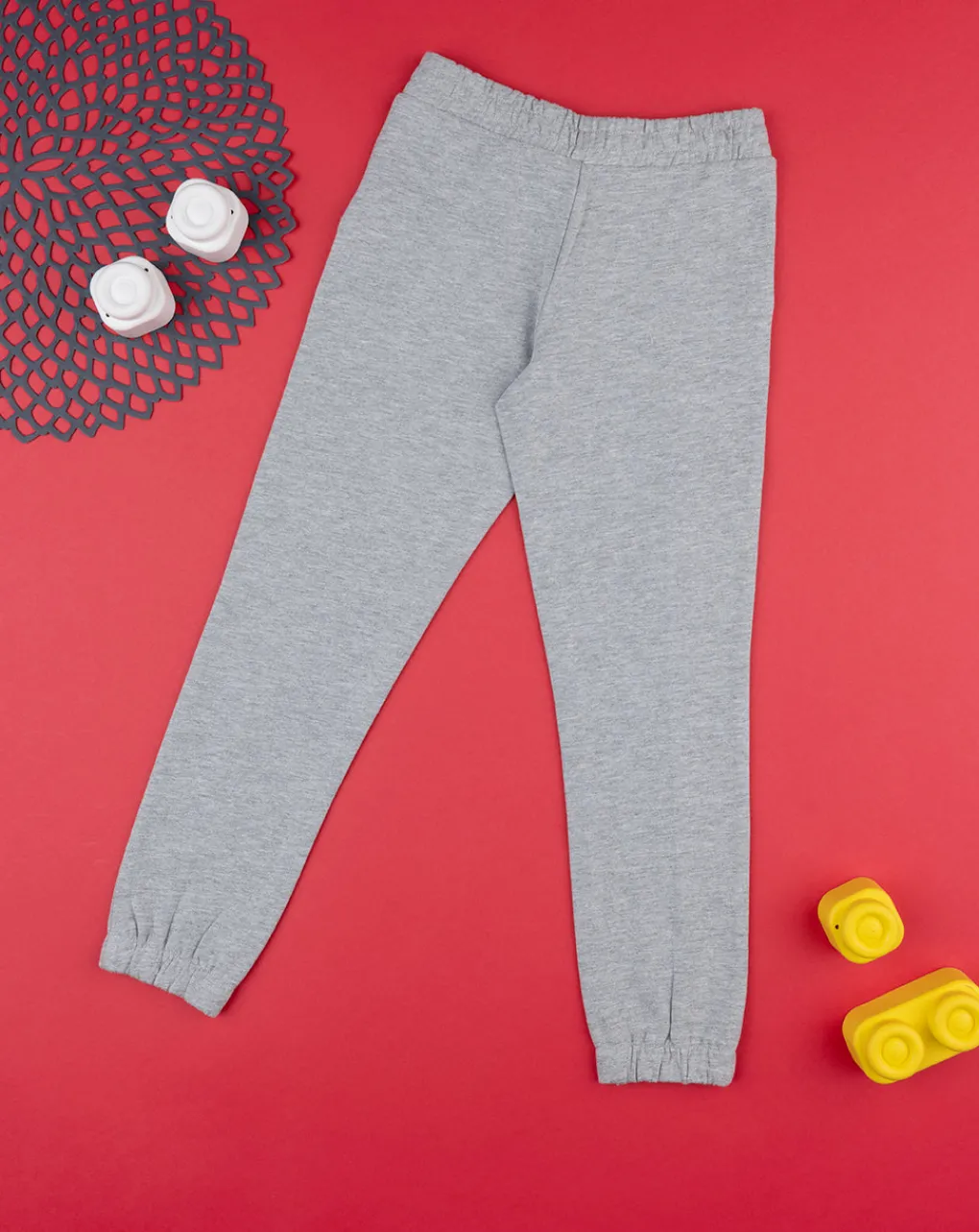 Prenatal Jeans Pantaloni E Salopette-Pantalone Felpato Bimba Gray