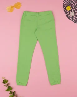 Prenatal Jeans Pantaloni E Salopette-Pantalone Felpato Bimba Verde
