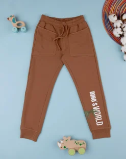 Prenatal Jeans Pantaloni E Salopette-Pantalone Felpato Bimbo Marrone