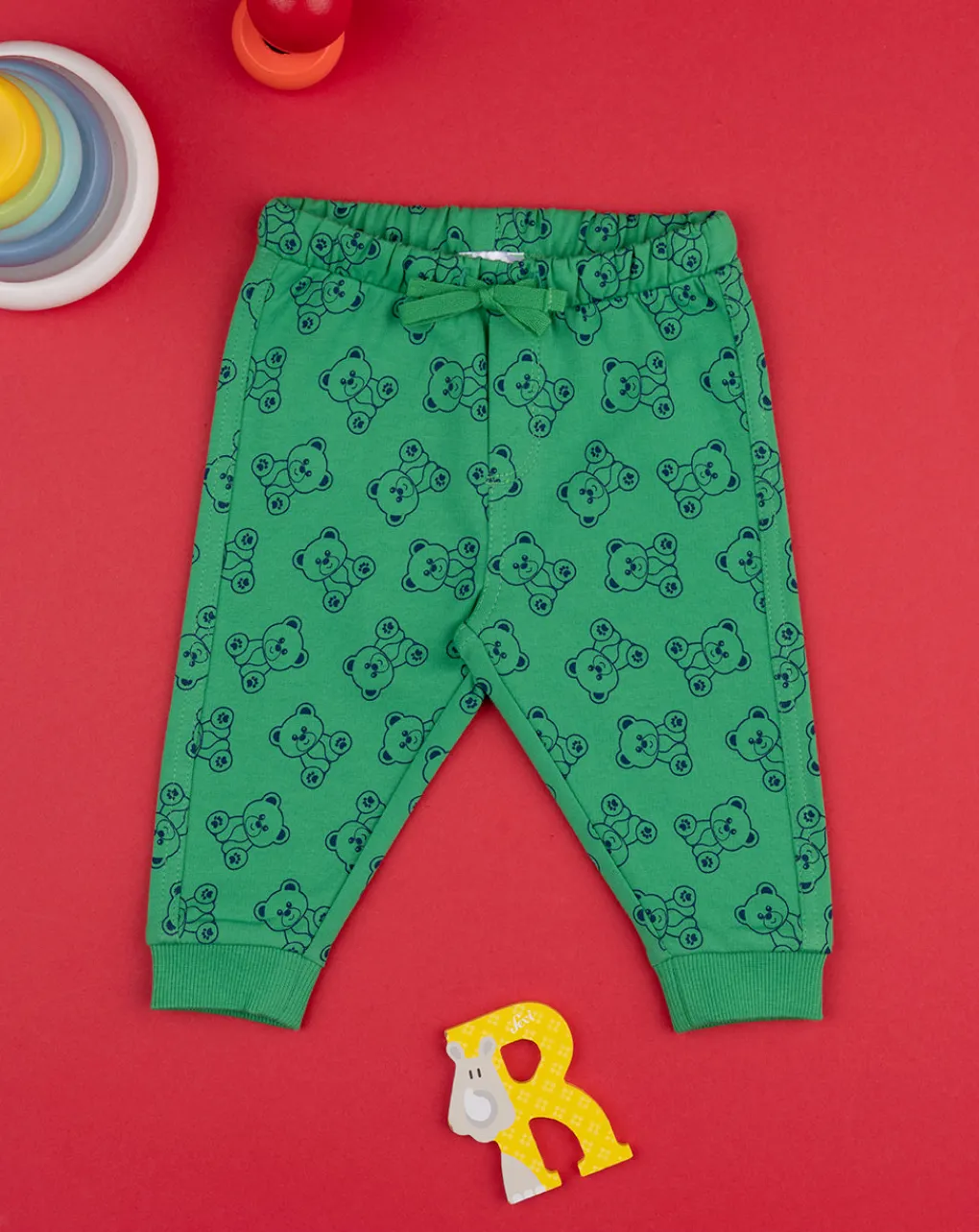 Prenatal Pantaloni E Salopette-Pantalone Felpato Bimbo "Teddy”